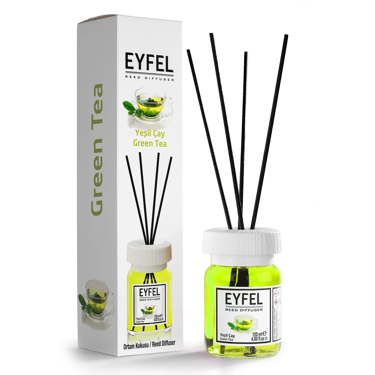 دیفیوزر خوشبوکننده هوا EYFEL رایحه چای سبز Yeşil Çay ۱۲۰ میل