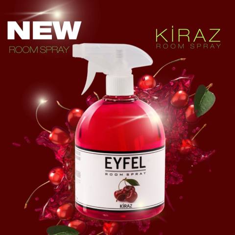 اسپری خوشبوکننده فضا EYFEL رایحه گیلاس Kiraz حجم 500 میل
