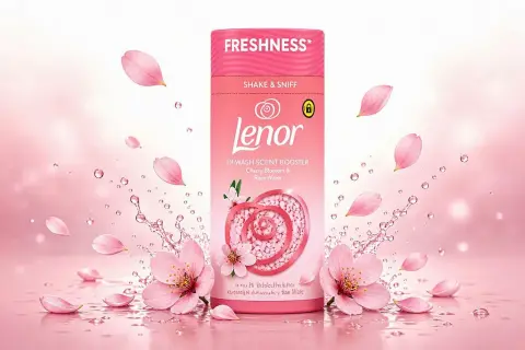 خوشبوکننده لباس لنور رایحه شکوفه گیلاس و گلاب Lenor Unstoppables