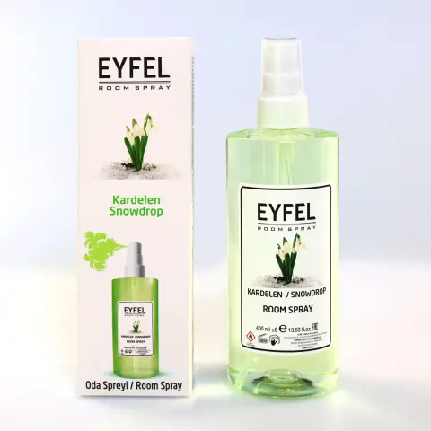 اسپری خوشبوکننده هوا EYFEL رایحه گل یخ Kardelen حجم 400 میل