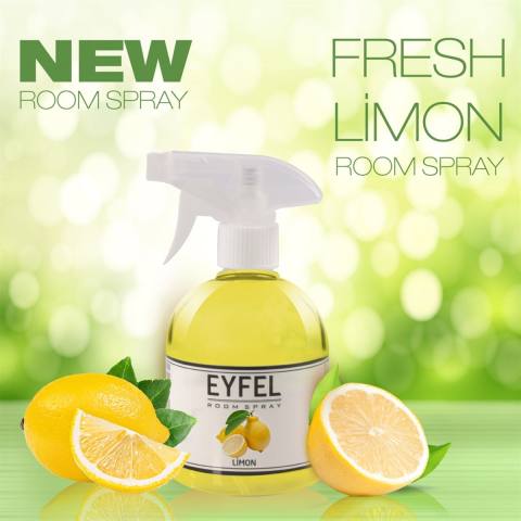 اسپری خوشبوکننده فضا EYFEL رایحه لیمو Limon حجم 500 میل