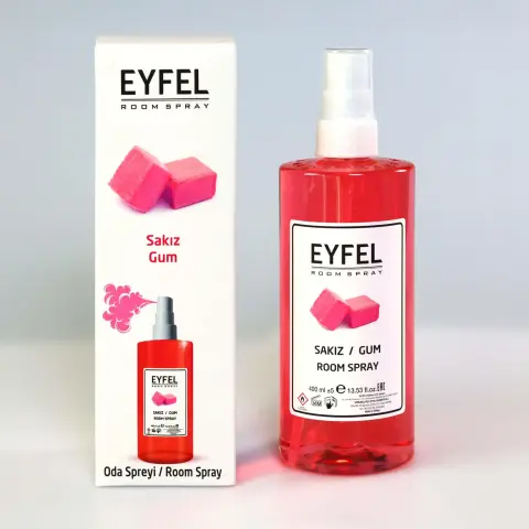 اسپری خوشبوکننده هوا EYFEL رایحه آدامس Sakız Gum حجم 400 میل