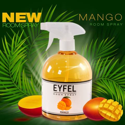 اسپری خوشبوکننده فضا EYFEL رایحه انبه Mango حجم 500 میل