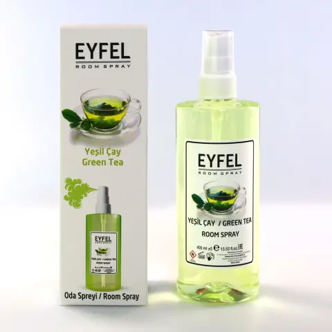 اسپری خوشبوکننده هوا EYFEL رایحه چای سبز Yeşil Çay حجم 400 میل