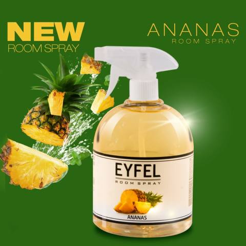 اسپری خوشبوکننده فضا EYFEL رایحه آناناس حجم 500 میل