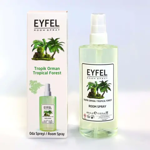 اسپری خوشبوکننده هوا EYFEL رایحه جنگل گرمسیری Tropik Orman حجم 400 میل