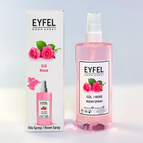 اسپری خوشبوکننده هوا EYFEL رایحه گل سرخ Gül حجم 400 میل