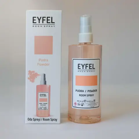 اسپری خوشبوکننده هوا EYFEL رایحه پودری Pudra حجم 400 میل