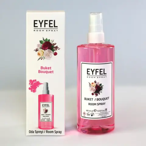 اسپری خوشبوکننده هوا EYFEL رایحه دستهگل Buket حجم 400 میل